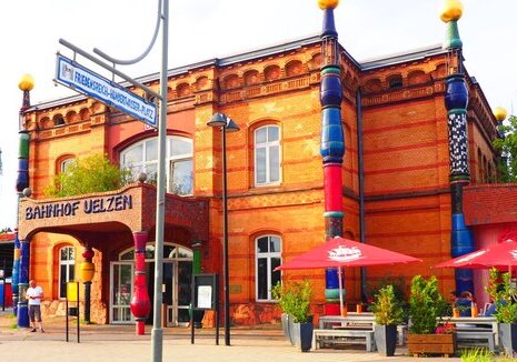 Hundertwasser Bahnhof in Uelzen, Ansicht 2