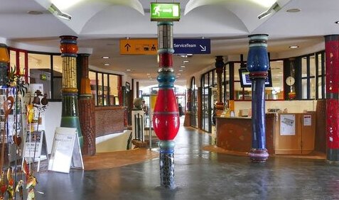 Hundertwasserbahnhof Uelzen, Innenansicht